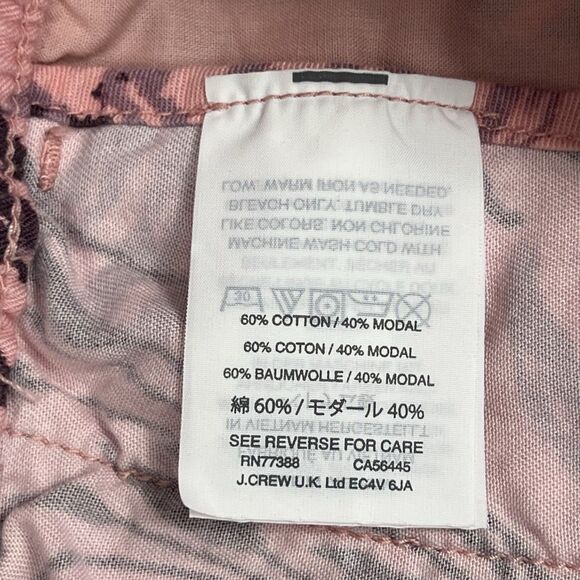 Madewell Pull On Shorts In Oasis Palms Print Women’s Small Pockets Elastic Waist - Picture 5 of 7